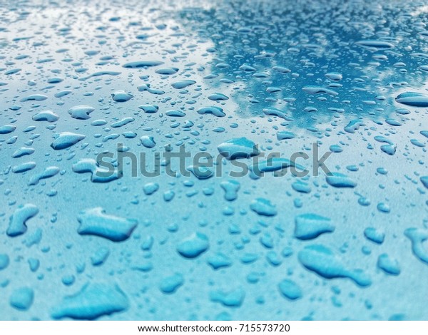 Water on
the roof of the car blue, back ground
texture