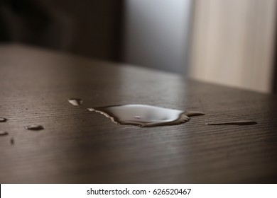 water on the table ,water