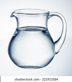 Water Pitcher Isolated. With Clipping Path