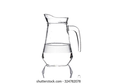 Water Pitcher Isolated On White