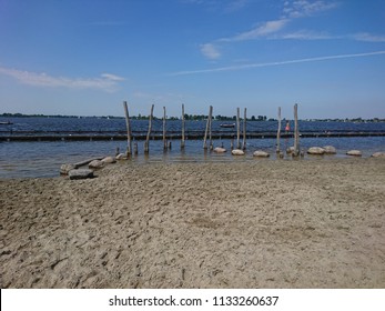 Water Playground At De Strook In Loosdrecht 