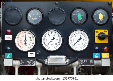 Water Pressure Gauge Panel.