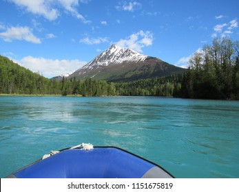 Water Rafting On The Beautiful  Kenai River, Alaska