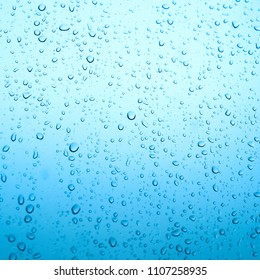 Water Rain Drops Or Steam Shower Isolated On White Background Clear Vapor Bubbles On Window Glass Surface