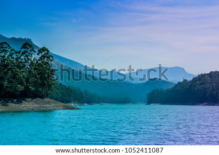 Water Reservoir Mattupetty Dam Munnar Kerala India