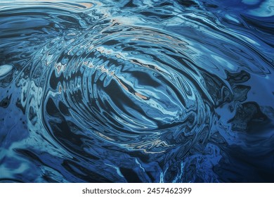 Water ripple texture background, blue design - Powered by Shutterstock