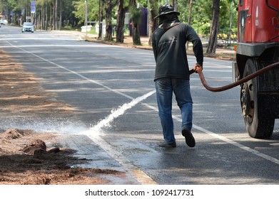 Water Road Cleaning Stock Photo 1092417731 | Shutterstock