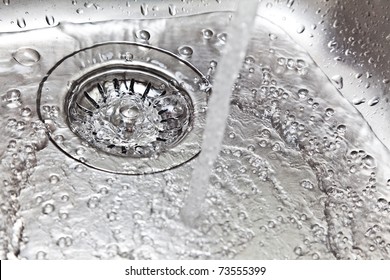 Water Running Down The Drain