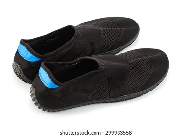 Water Shoes Isolated On A White Background