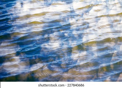 Water With Sky Reflection