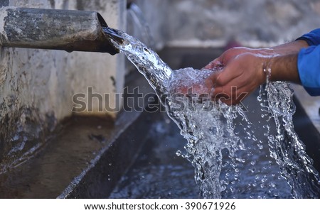 water from the source