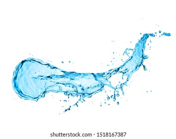 water Splash isolate On White Background - Shutterstock ID 1518167387