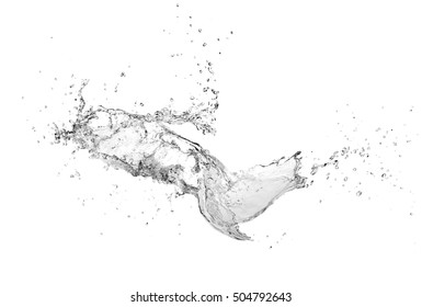 Water Splash Isolated On Background