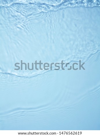 water splash isolated on top view