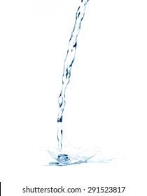 water splash isolated on white background - Shutterstock ID 291523817