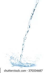 Water Splash Isolated On White Background