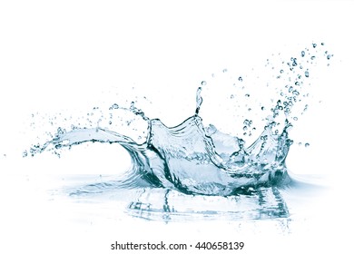 Water Splash Isolated On White Background Stock Photo 374830135 ...