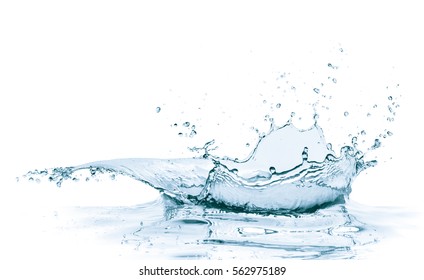 water splash isolated on white background - Shutterstock ID 562975189