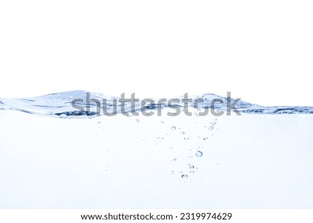 Water splash isolated on white background. Foto stock © 