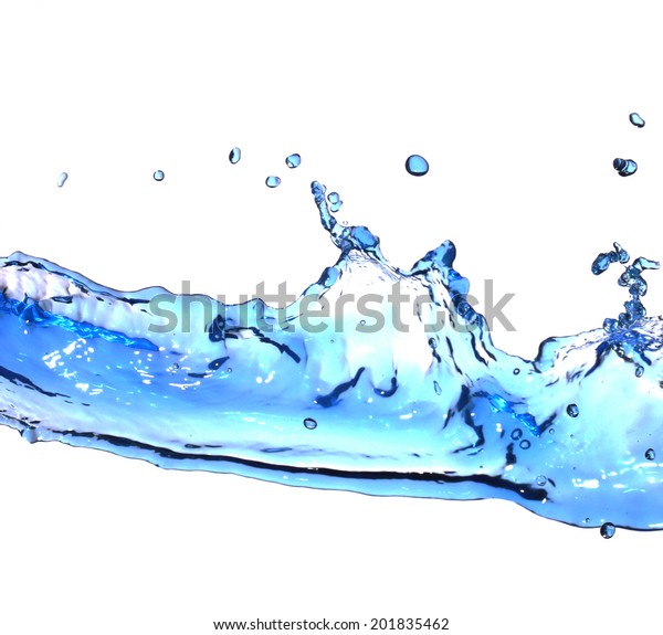 Water Splash Isolated On White Background Stock Photo Edit Now