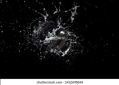 Water Splash Isolated For Product On Background