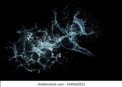 Water Splash Isolated For Product On Background