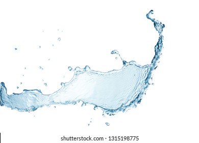 Water splash isolated this has clipping path. - Shutterstock ID 1315198775