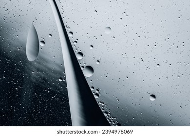 water splash on color background. abstract liquid background - Shutterstock ID 2394978069