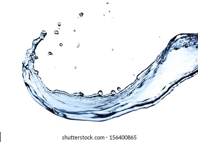 Water Splash On White Background