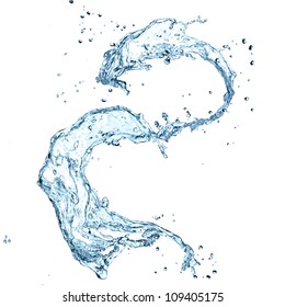 Blue Water Wave 3d Illustration Liquid Stock Illustration 269326595