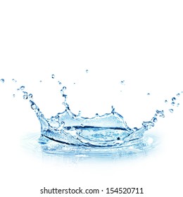 Blue Water Splash Vector Illustration Eps Stock Vector (royalty Free 