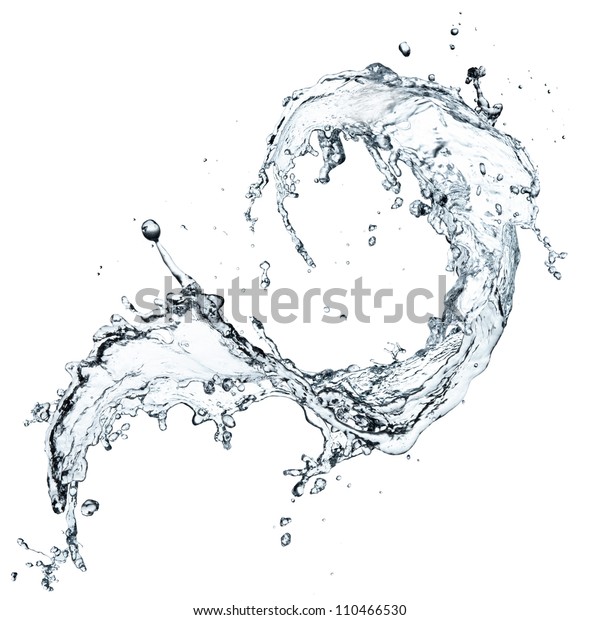 Goutte D Eau Sur Fond Blanc Photo De Stock Modifier Maintenant 110466530