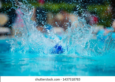 Water Splash In The Pool