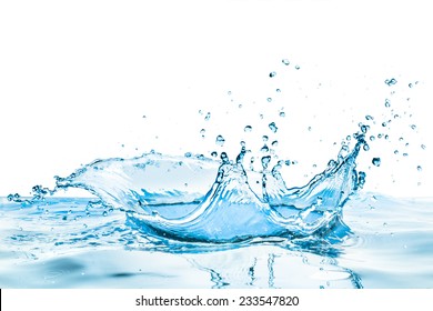 Blue Water Splash Vector Illustration Eps Stock Vector (Royalty Free ...