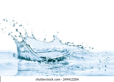 Water Splash Isolated On White Background Stock Photo 403500355 ...