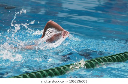 Water Splash Swimmer Hand Swims Swimming Stock Photo 1065536033 ...