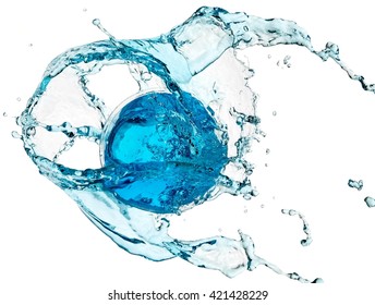 Water Splash, Top View