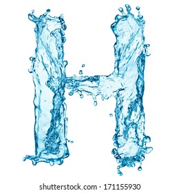 Alphabet Made Frozen Water Letter W Stock Photo 54846826 | Shutterstock