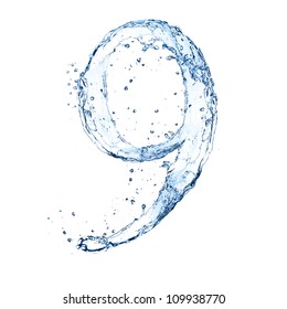 Water Splashes Number 