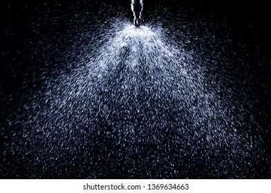 Water Splashing Out Of Water Sprinkler