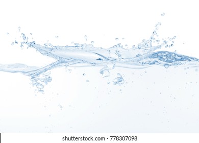 Water splash,water splash isolated on white background,blue water splash,water, - Shutterstock ID 778307098