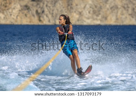 water sports ski