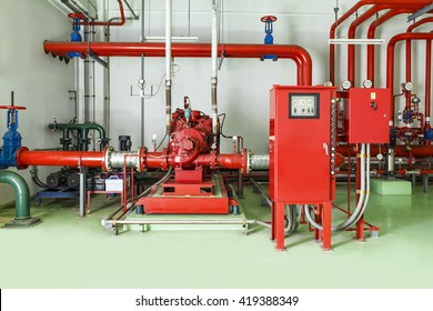 Water Sprinkler And Fire Alarm Fighting System