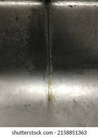 Water Stains On Stainless Steel Stock Photo 2158851363 