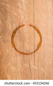 Water Stains On Wooden Table Background.