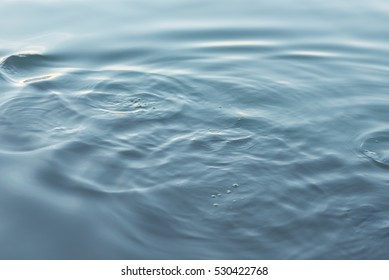 Water Of Still Blue Abstract Background