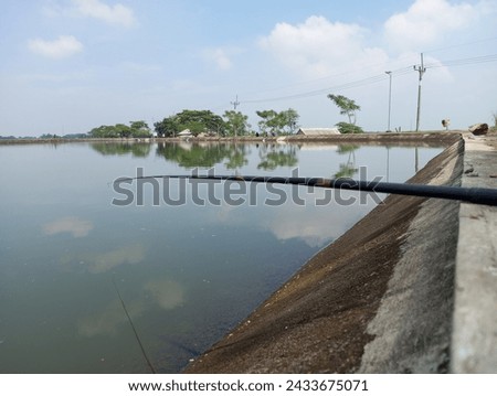 water storage lake to irrigate agriculture