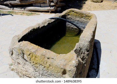 Water Storage Pool. Ancient Rainwater Harvesting System	