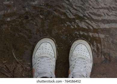 water in the stream background