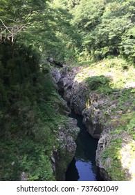Water stream between rocks